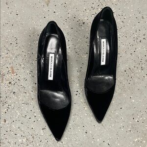 Manolo Blahnik Black Heels